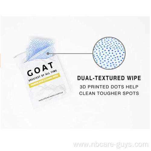 Disposable Sneaker Polish Cleaning Wipes shoe wipes